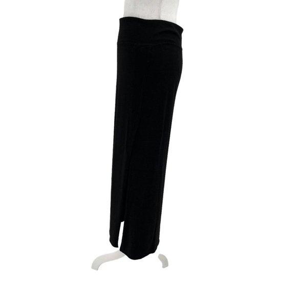 Aritzia Black Midi Pencil Skirt with Slit Stretchy Medium - Picture 4 of 7